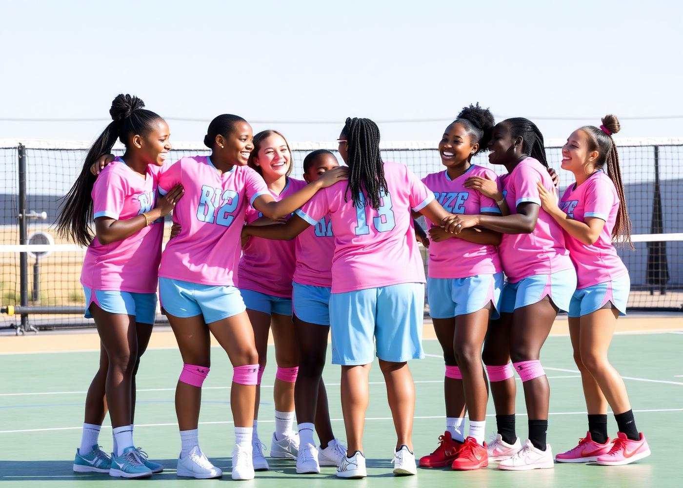 RIZE team huddle